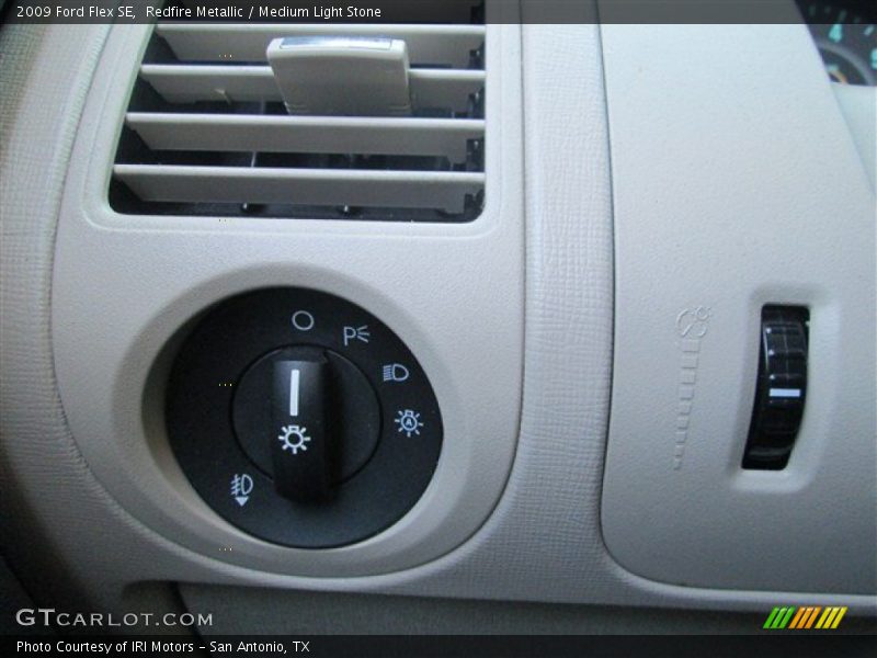 Redfire Metallic / Medium Light Stone 2009 Ford Flex SE