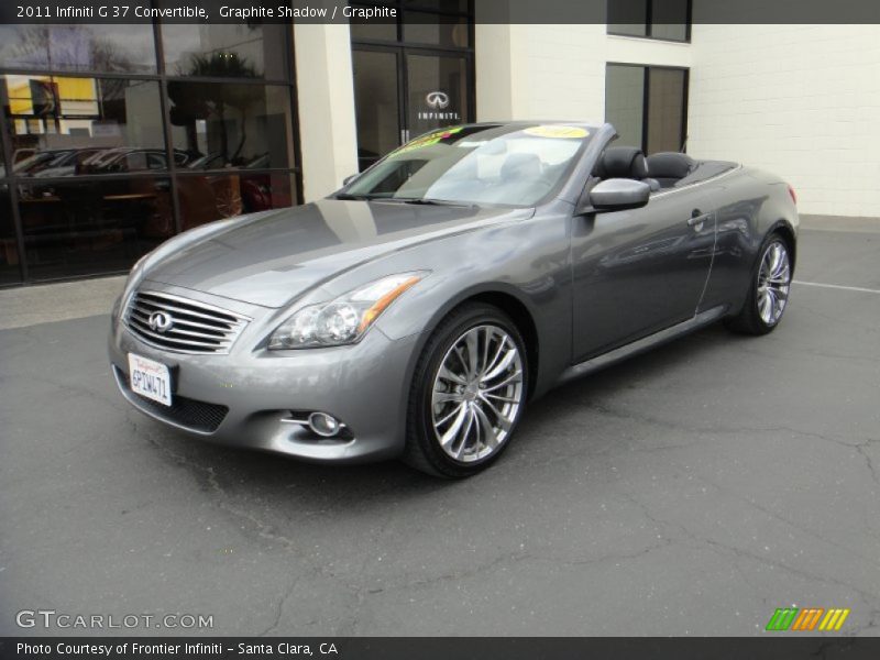Graphite Shadow / Graphite 2011 Infiniti G 37 Convertible