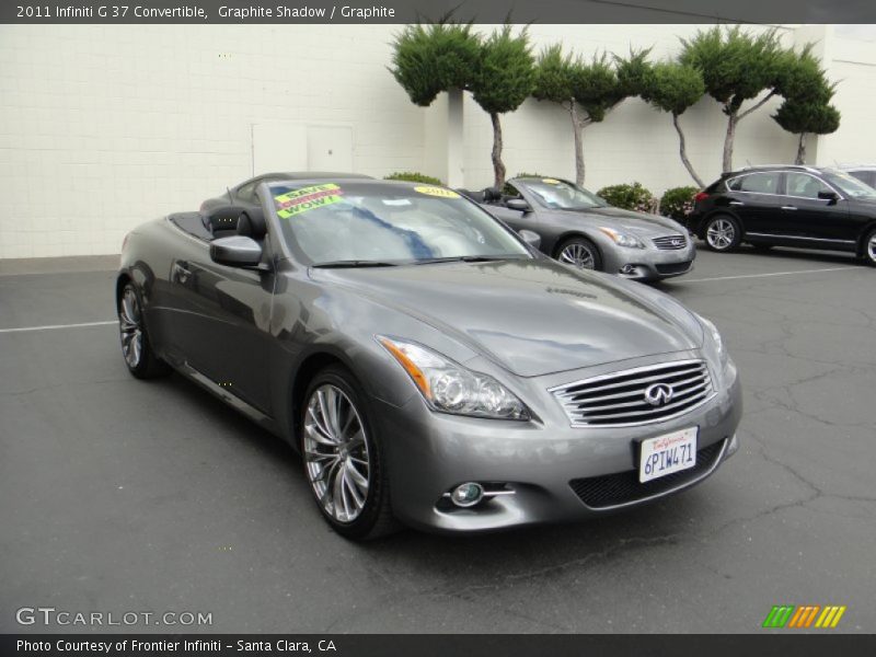 Graphite Shadow / Graphite 2011 Infiniti G 37 Convertible
