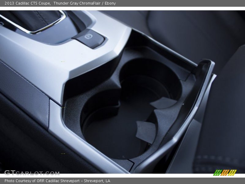 Thunder Gray ChromaFlair / Ebony 2013 Cadillac CTS Coupe