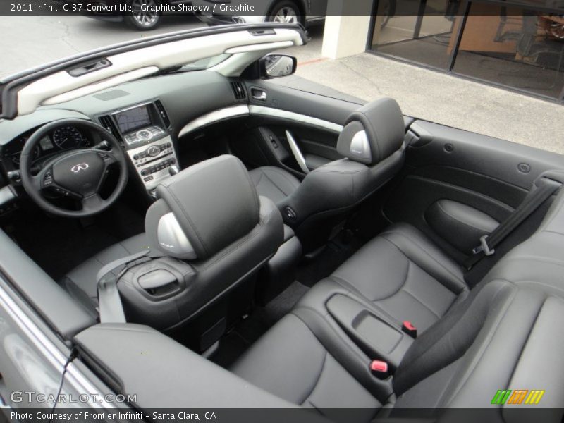 Graphite Shadow / Graphite 2011 Infiniti G 37 Convertible