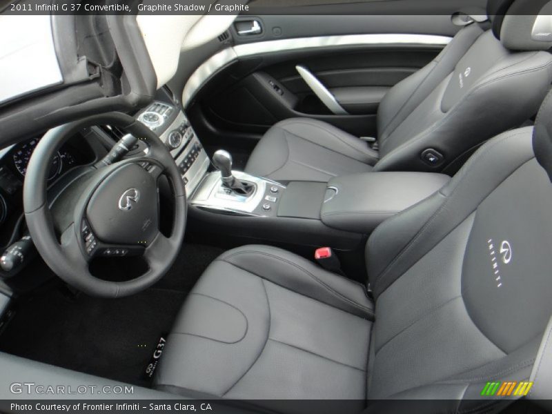 Graphite Shadow / Graphite 2011 Infiniti G 37 Convertible