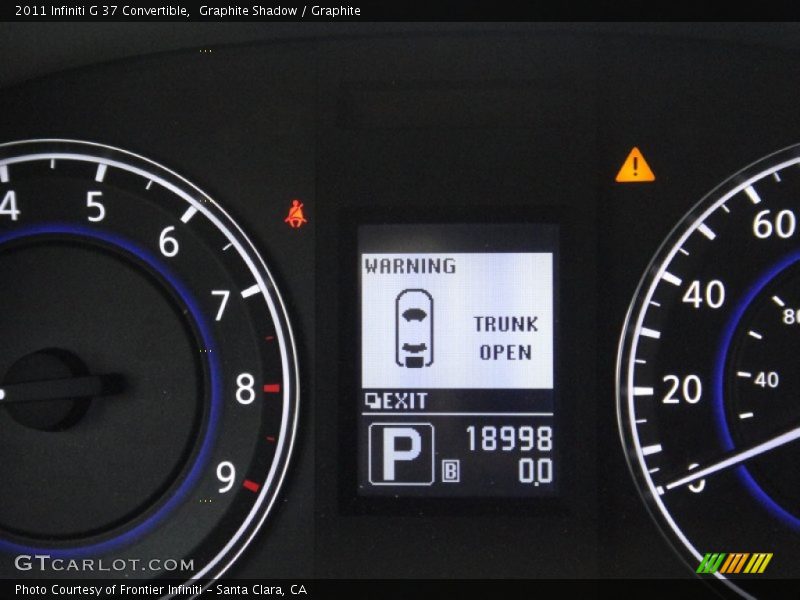 Graphite Shadow / Graphite 2011 Infiniti G 37 Convertible
