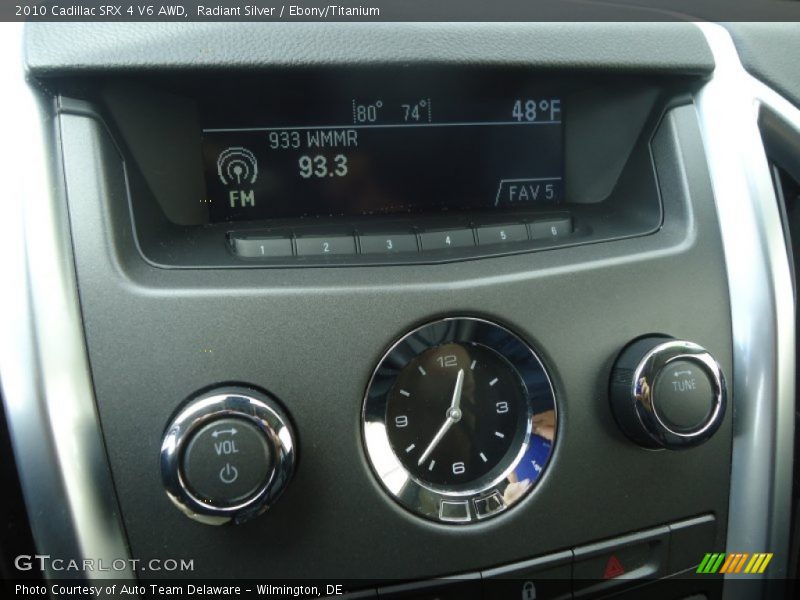 Radiant Silver / Ebony/Titanium 2010 Cadillac SRX 4 V6 AWD