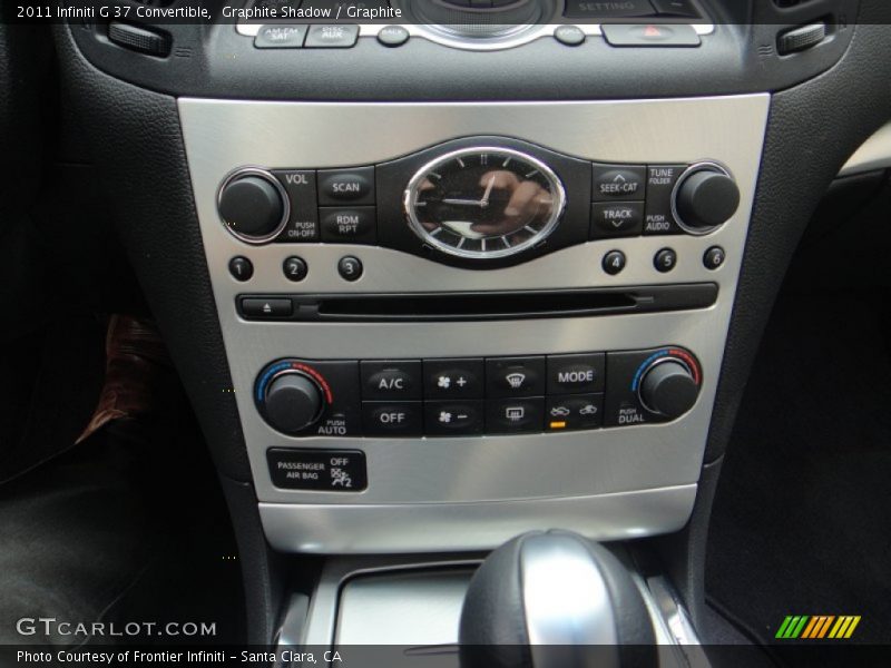 Graphite Shadow / Graphite 2011 Infiniti G 37 Convertible