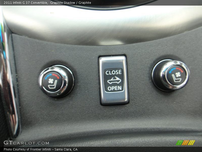 Graphite Shadow / Graphite 2011 Infiniti G 37 Convertible