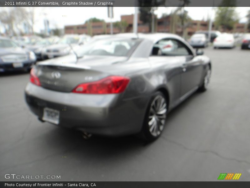 Graphite Shadow / Graphite 2011 Infiniti G 37 Convertible