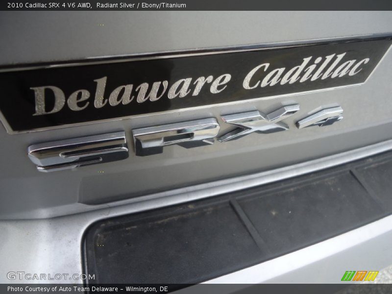 Radiant Silver / Ebony/Titanium 2010 Cadillac SRX 4 V6 AWD