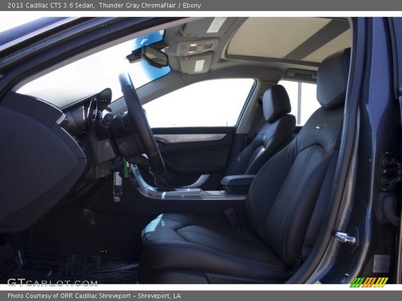 Thunder Gray ChromaFlair / Ebony 2013 Cadillac CTS 3.6 Sedan