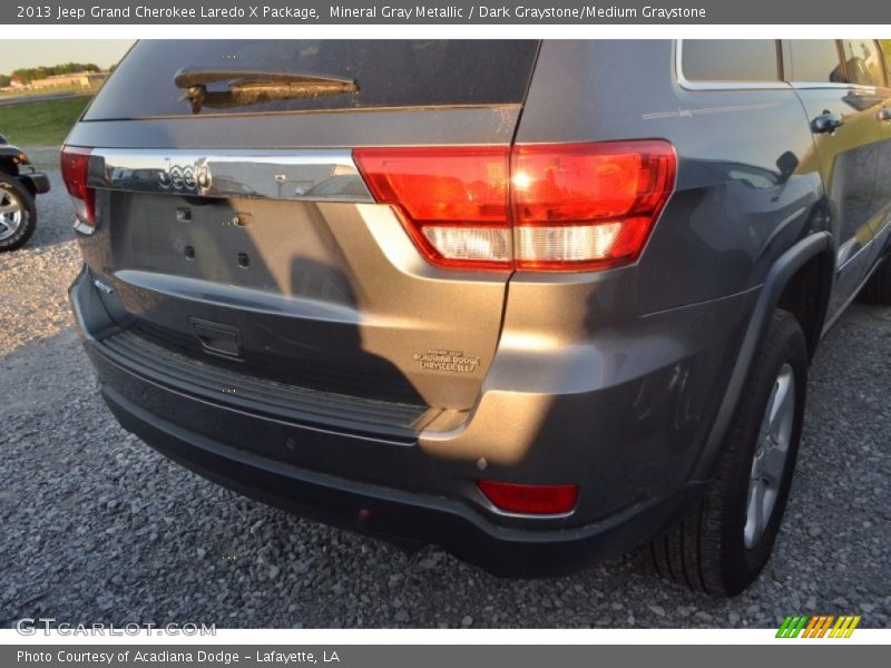 Mineral Gray Metallic / Dark Graystone/Medium Graystone 2013 Jeep Grand Cherokee Laredo X Package