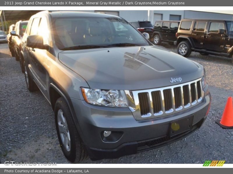Mineral Gray Metallic / Dark Graystone/Medium Graystone 2013 Jeep Grand Cherokee Laredo X Package