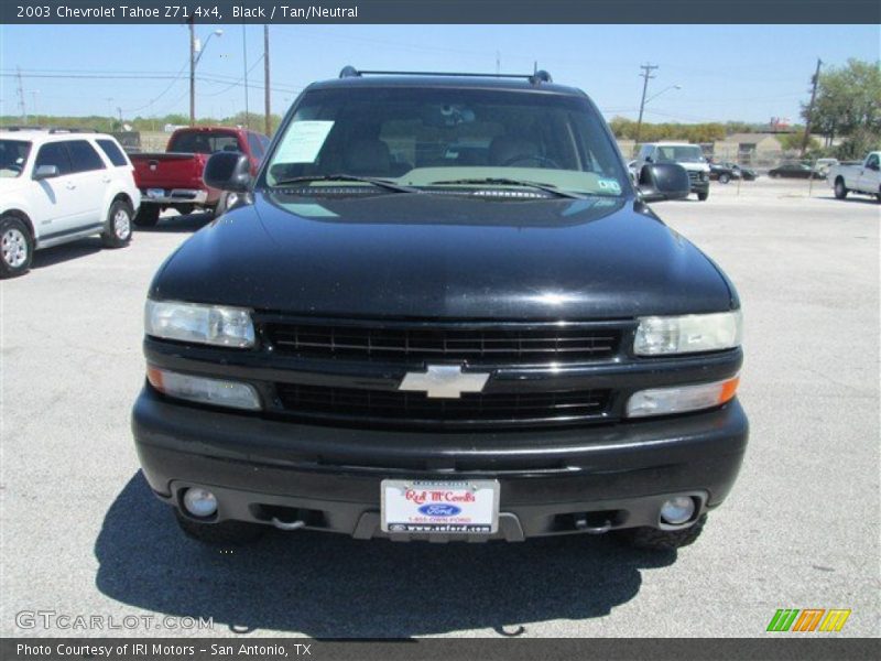 Black / Tan/Neutral 2003 Chevrolet Tahoe Z71 4x4