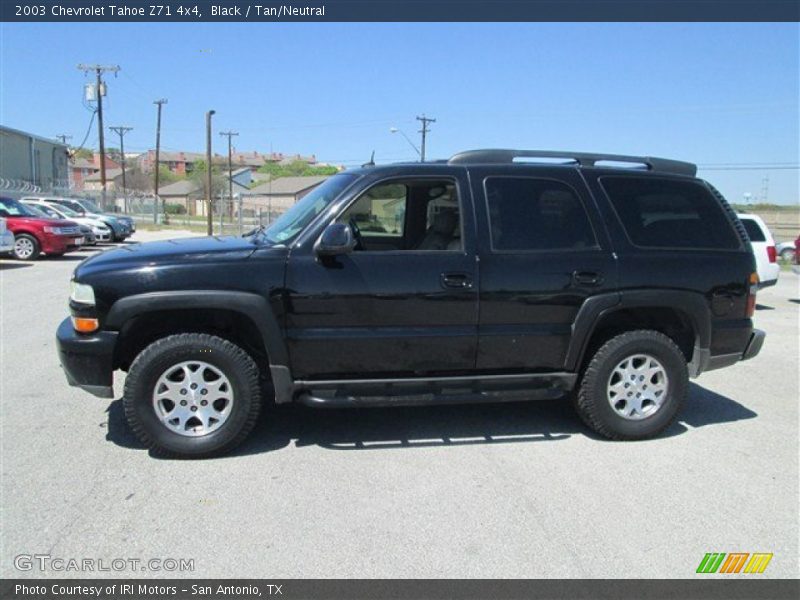 Black / Tan/Neutral 2003 Chevrolet Tahoe Z71 4x4