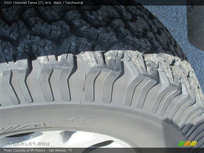 Black / Tan/Neutral 2003 Chevrolet Tahoe Z71 4x4