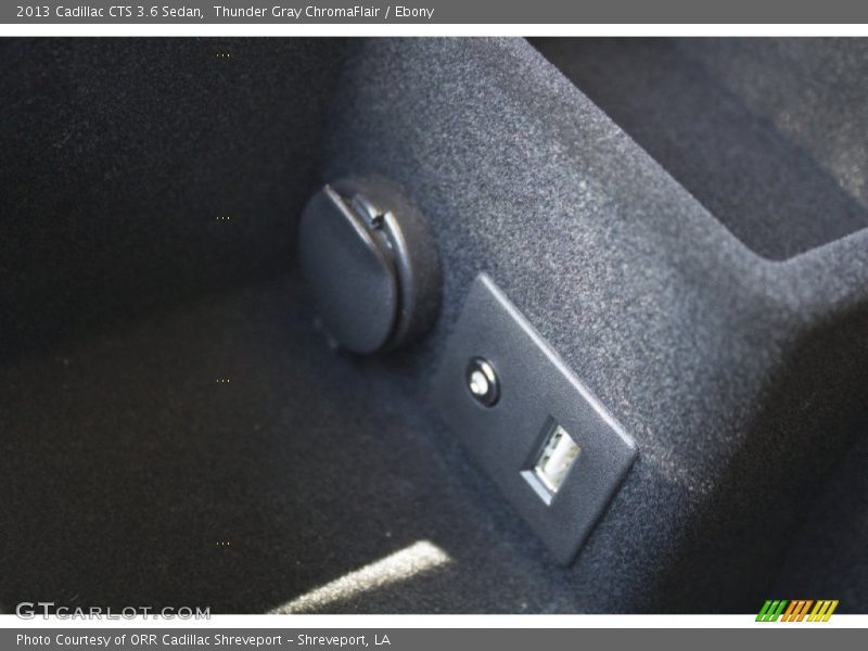 Thunder Gray ChromaFlair / Ebony 2013 Cadillac CTS 3.6 Sedan