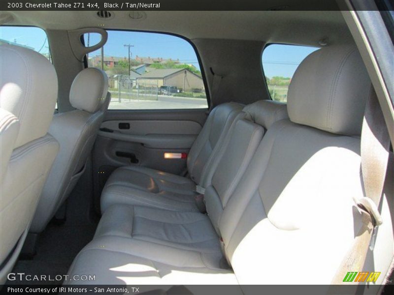 Black / Tan/Neutral 2003 Chevrolet Tahoe Z71 4x4
