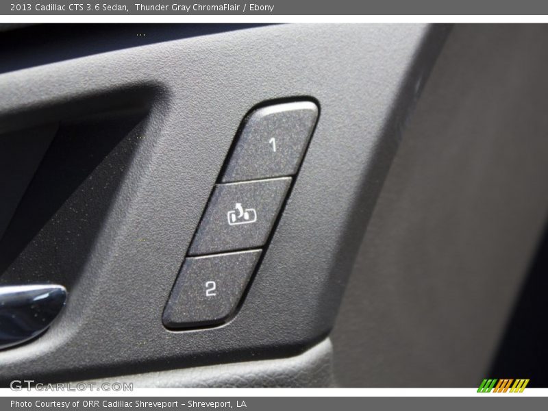 Thunder Gray ChromaFlair / Ebony 2013 Cadillac CTS 3.6 Sedan