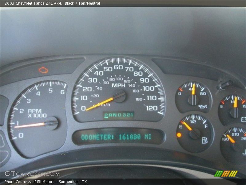 Black / Tan/Neutral 2003 Chevrolet Tahoe Z71 4x4