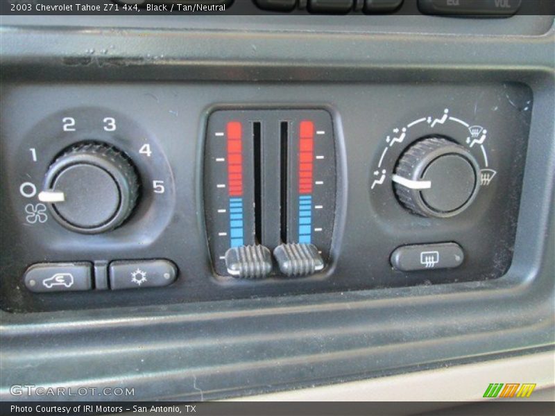 Black / Tan/Neutral 2003 Chevrolet Tahoe Z71 4x4