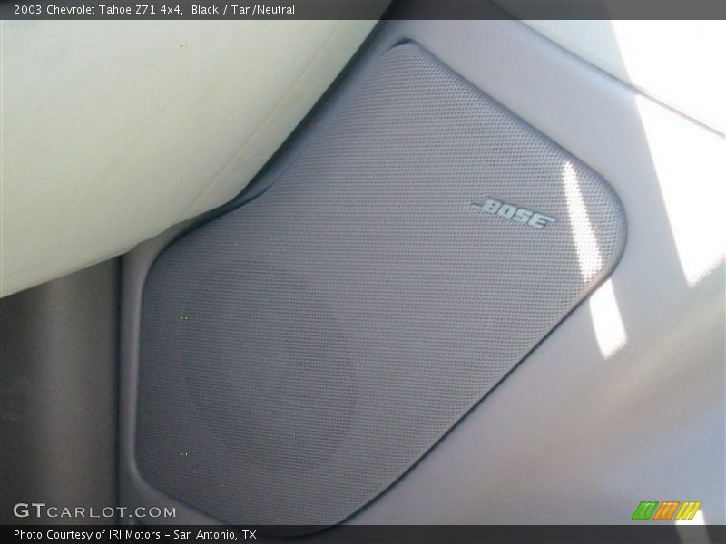 Black / Tan/Neutral 2003 Chevrolet Tahoe Z71 4x4