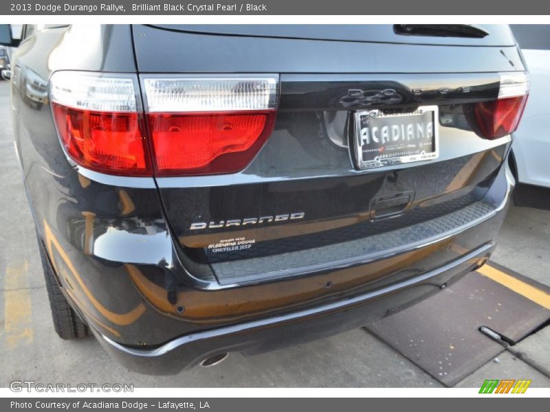 Brilliant Black Crystal Pearl / Black 2013 Dodge Durango Rallye