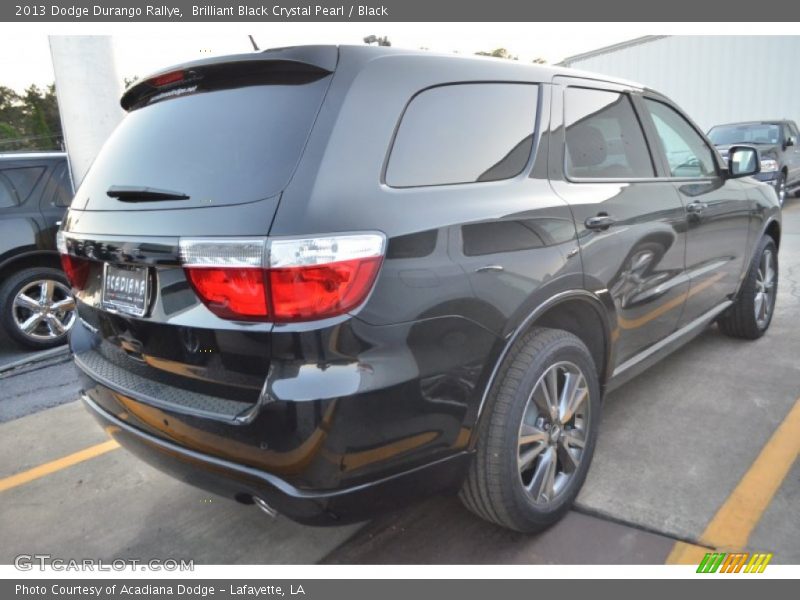 Brilliant Black Crystal Pearl / Black 2013 Dodge Durango Rallye