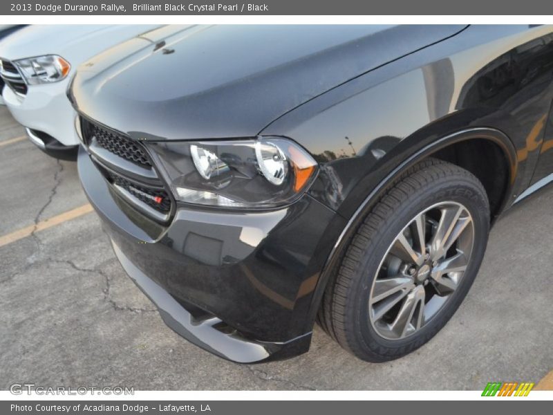 Brilliant Black Crystal Pearl / Black 2013 Dodge Durango Rallye