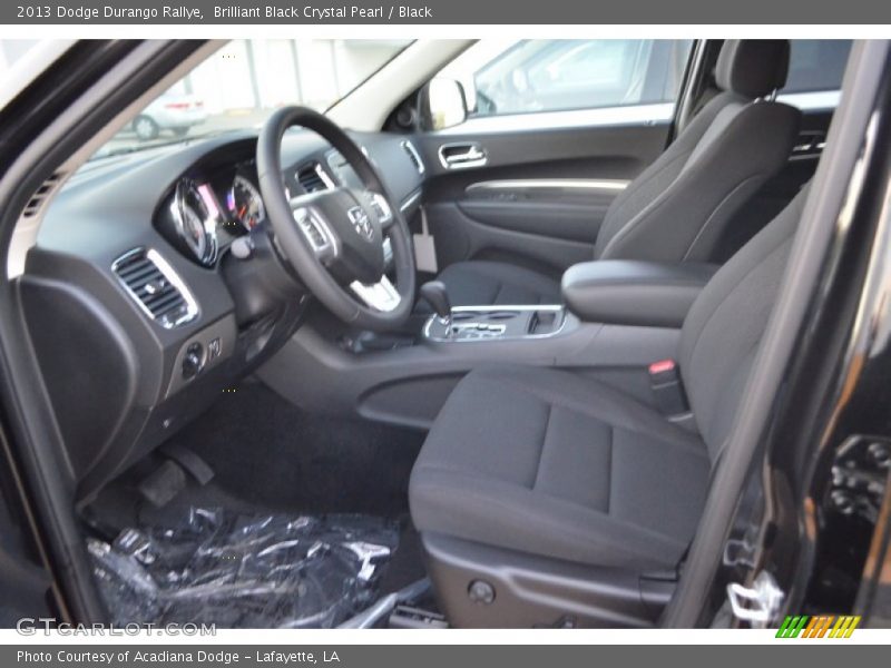 Brilliant Black Crystal Pearl / Black 2013 Dodge Durango Rallye