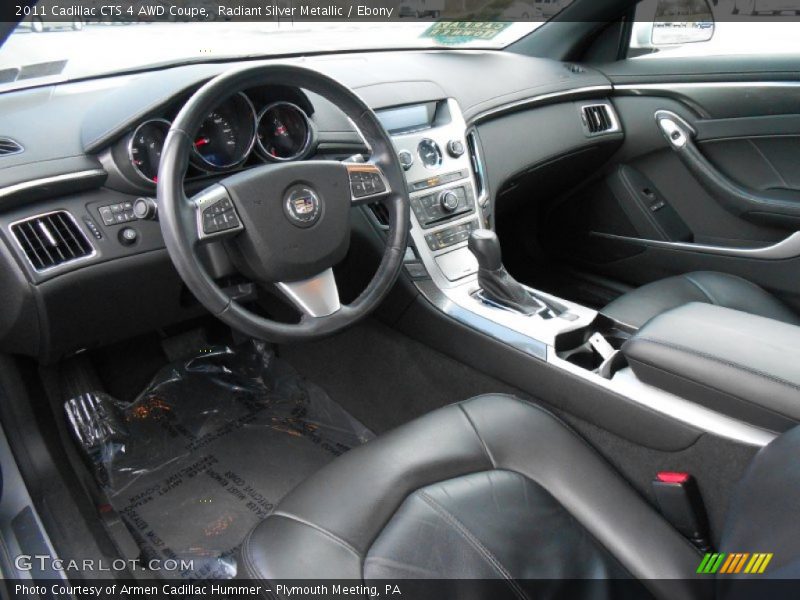  2011 CTS 4 AWD Coupe Ebony Interior