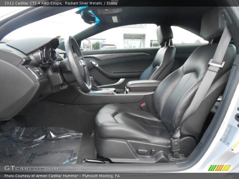 Front Seat of 2011 CTS 4 AWD Coupe