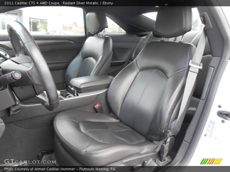 Front Seat of 2011 CTS 4 AWD Coupe