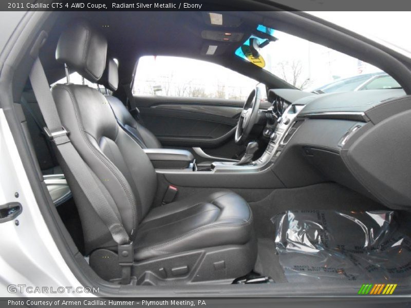 Front Seat of 2011 CTS 4 AWD Coupe