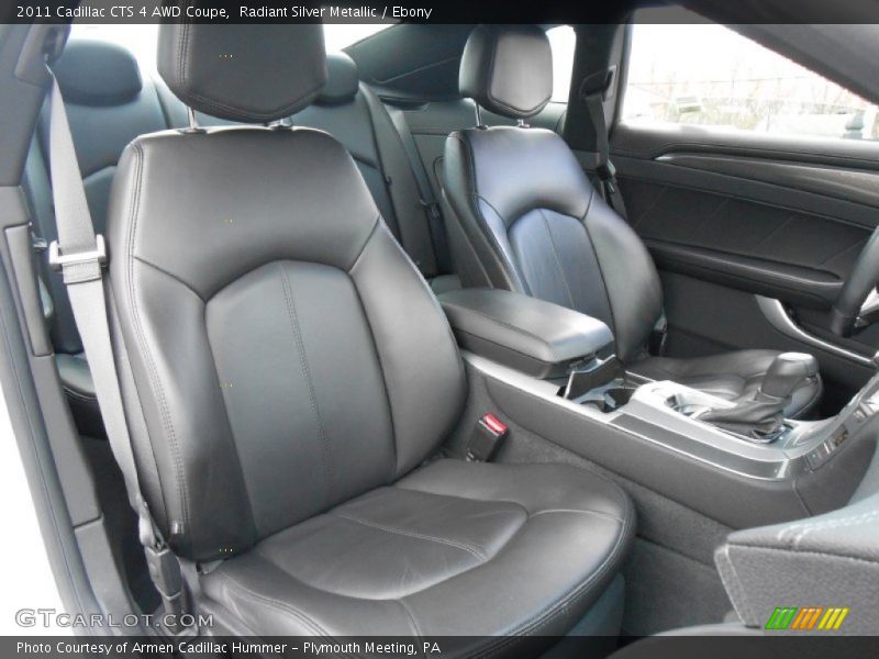 Front Seat of 2011 CTS 4 AWD Coupe