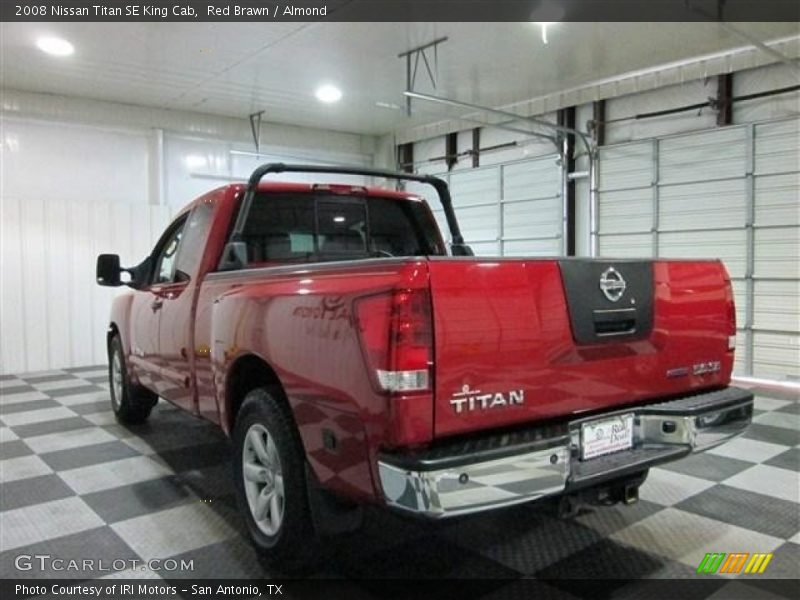 Red Brawn / Almond 2008 Nissan Titan SE King Cab