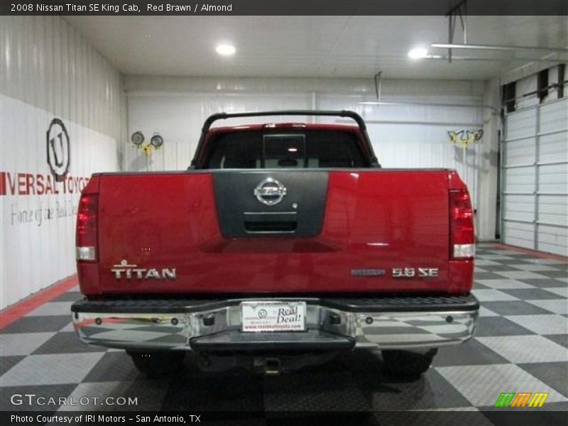 Red Brawn / Almond 2008 Nissan Titan SE King Cab
