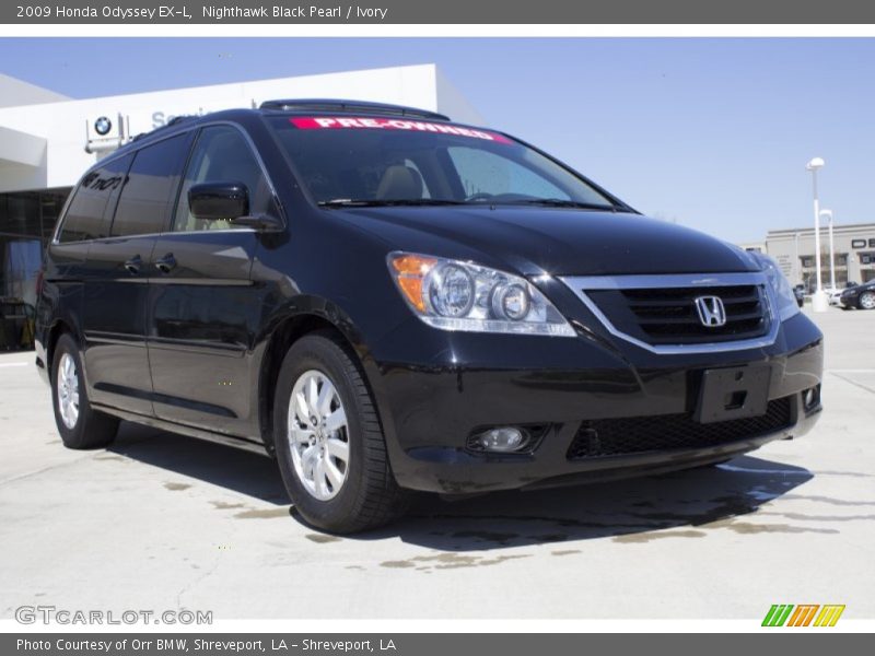 Nighthawk Black Pearl / Ivory 2009 Honda Odyssey EX-L