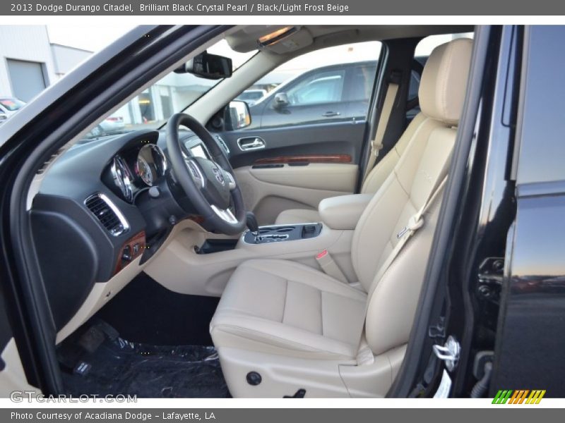  2013 Durango Citadel Black/Light Frost Beige Interior