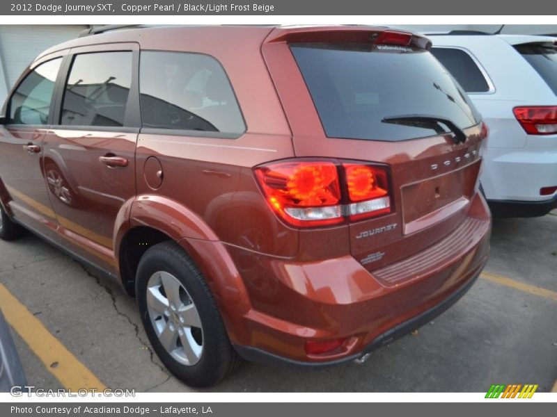 Copper Pearl / Black/Light Frost Beige 2012 Dodge Journey SXT