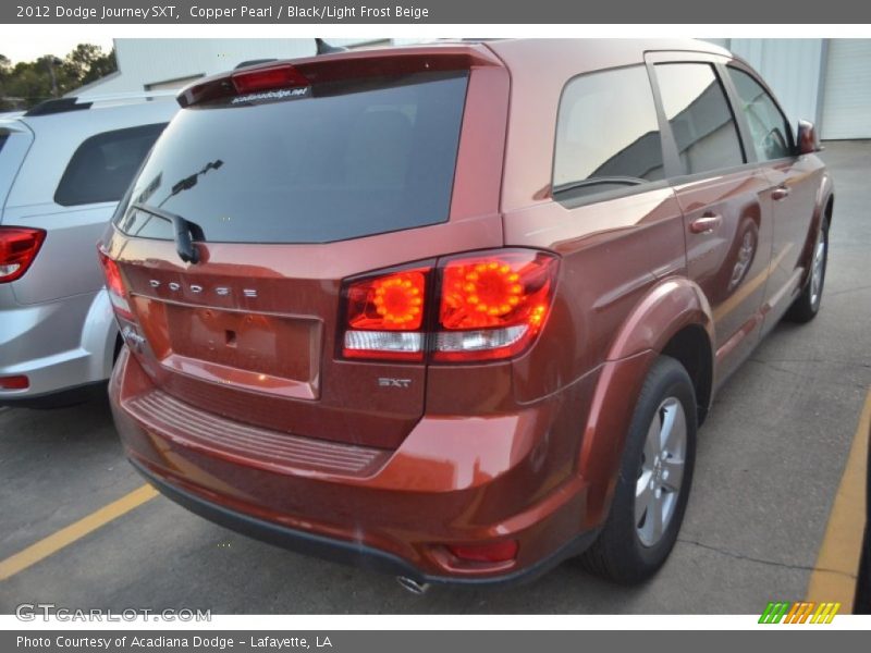 Copper Pearl / Black/Light Frost Beige 2012 Dodge Journey SXT
