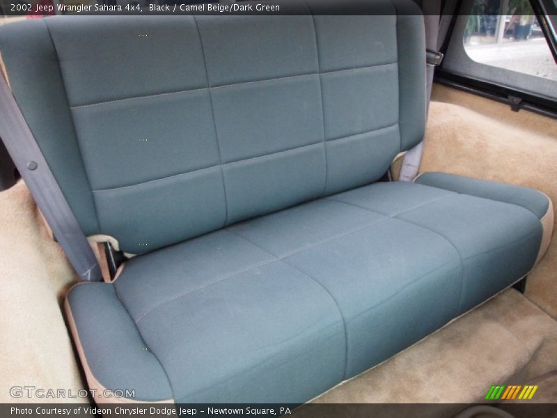 Black / Camel Beige/Dark Green 2002 Jeep Wrangler Sahara 4x4