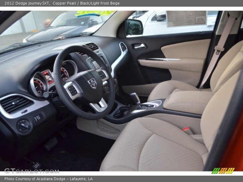 Copper Pearl / Black/Light Frost Beige 2012 Dodge Journey SXT
