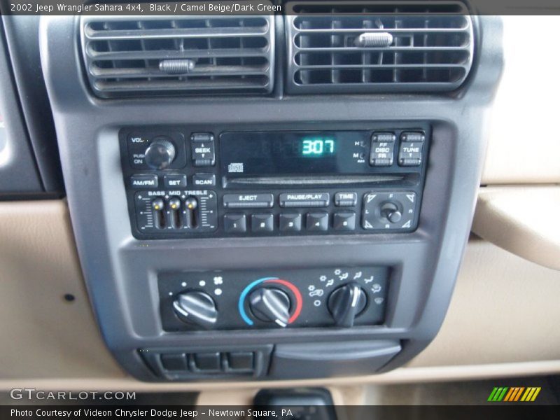 Black / Camel Beige/Dark Green 2002 Jeep Wrangler Sahara 4x4