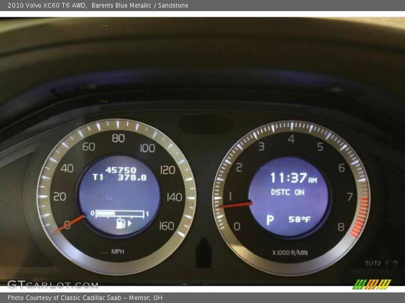 Barents Blue Metallic / Sandstone 2010 Volvo XC60 T6 AWD