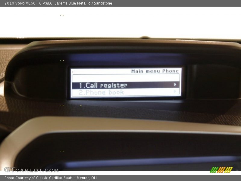Barents Blue Metallic / Sandstone 2010 Volvo XC60 T6 AWD