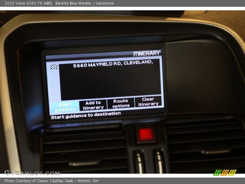 Barents Blue Metallic / Sandstone 2010 Volvo XC60 T6 AWD