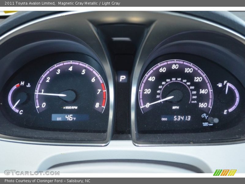 Magnetic Gray Metallic / Light Gray 2011 Toyota Avalon Limited