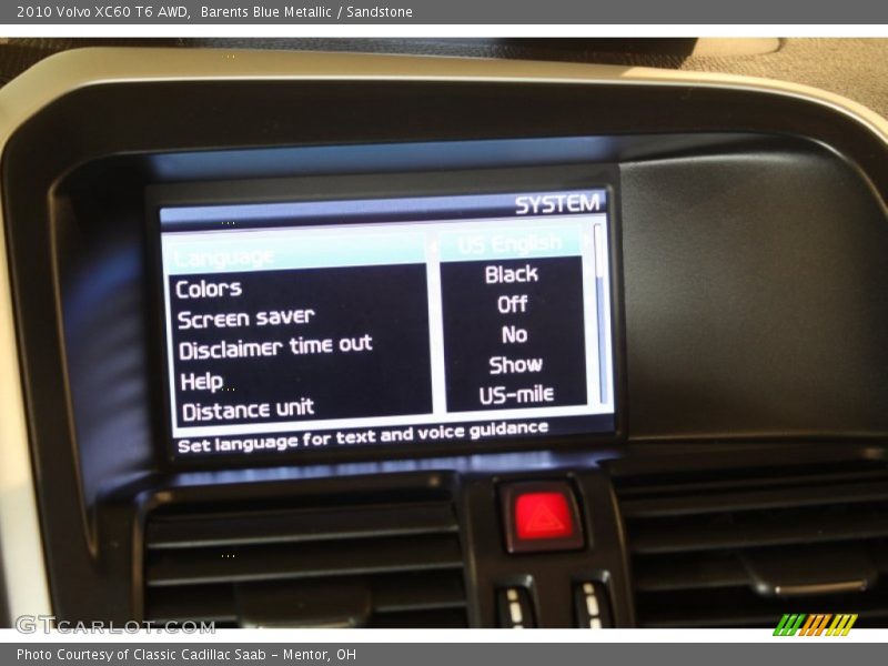 Barents Blue Metallic / Sandstone 2010 Volvo XC60 T6 AWD