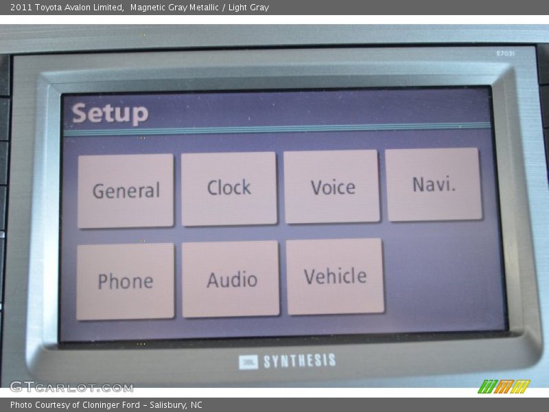 Magnetic Gray Metallic / Light Gray 2011 Toyota Avalon Limited