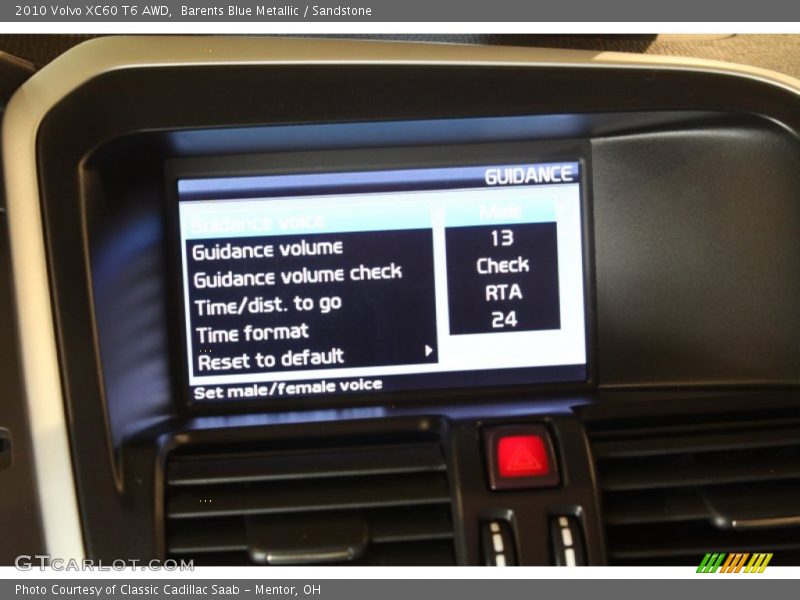 Barents Blue Metallic / Sandstone 2010 Volvo XC60 T6 AWD