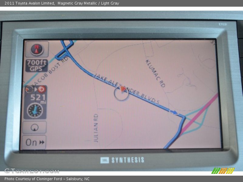 Magnetic Gray Metallic / Light Gray 2011 Toyota Avalon Limited